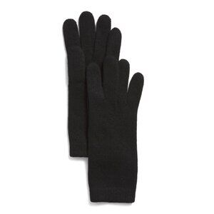 PORTOLANO Black Cashmere Gloves